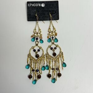 Chicos Jacoy Chandelier Earrings New